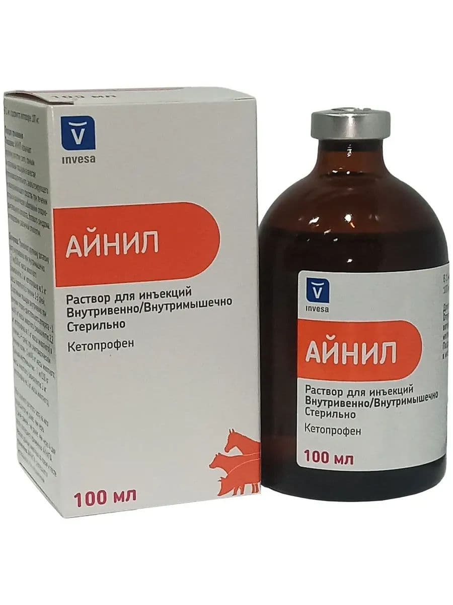 Айнил 10% для инъекций 100 мл
