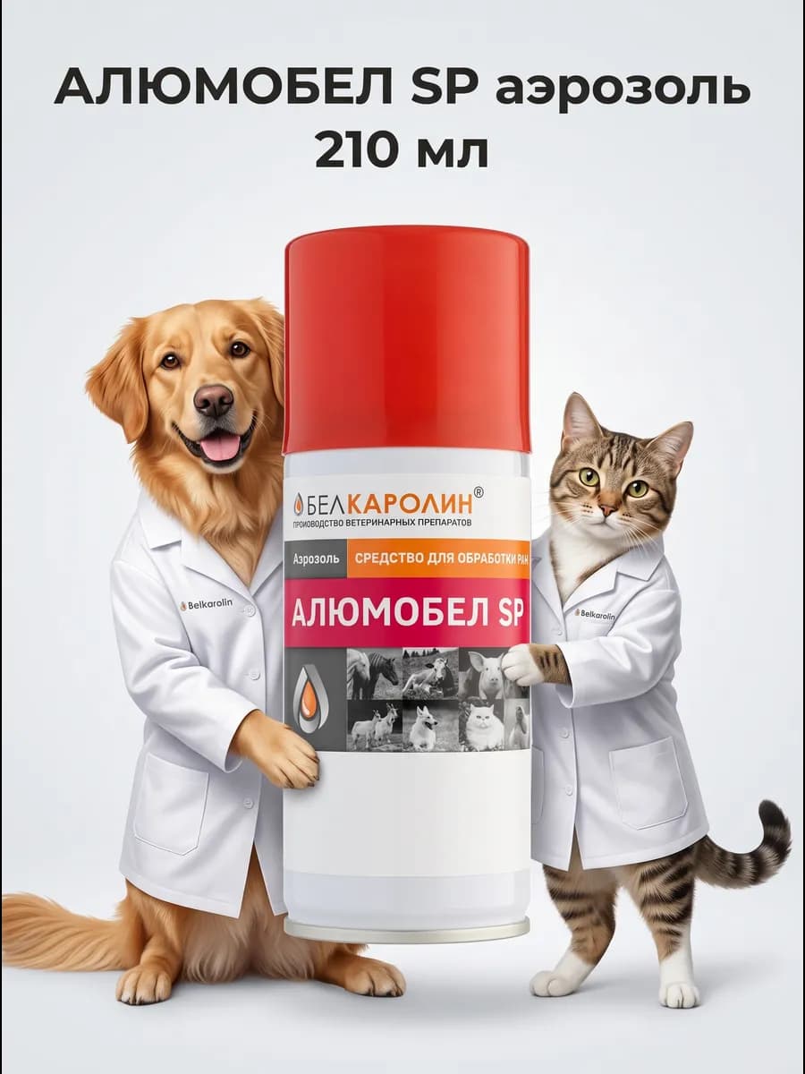 АлюмобелSP аэрозоль для обработки ран животных