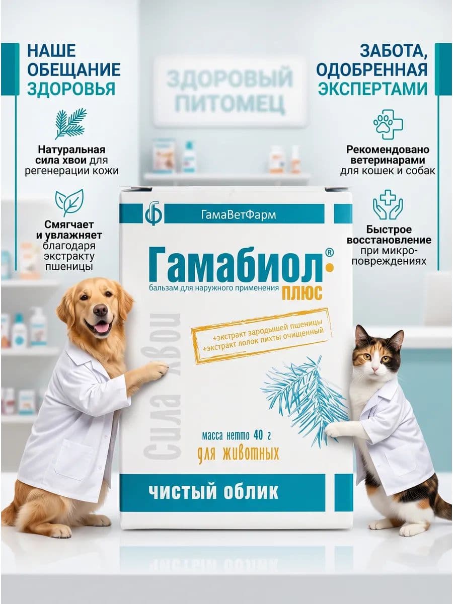 Гамабиол плюс бальзам 40г