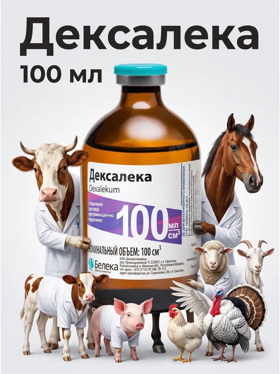Дексалека Раствор для инъекций для животных, 100 мл