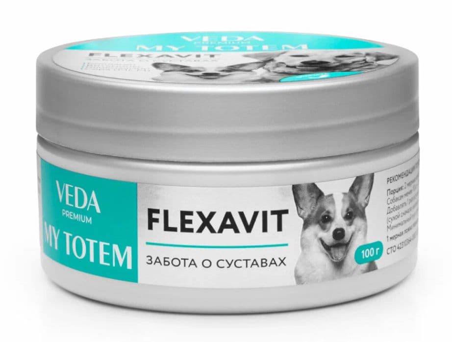 Флексавит MY ТОТЕМ FLEXAVIT д/суставов собак, 100 г (до 04.2028)