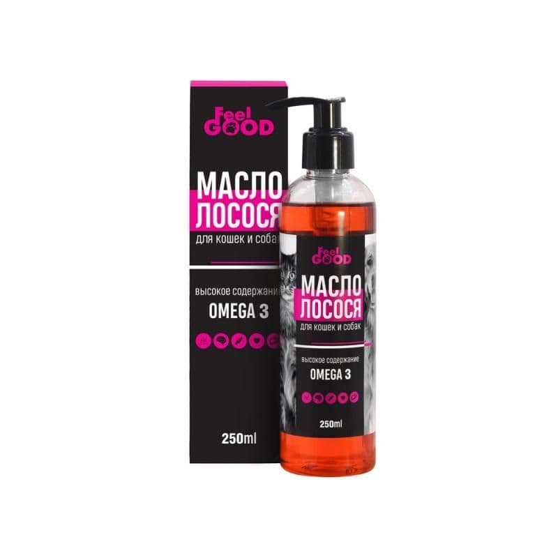 Масло лосося Омега 3, 250 мл FeelGOOD