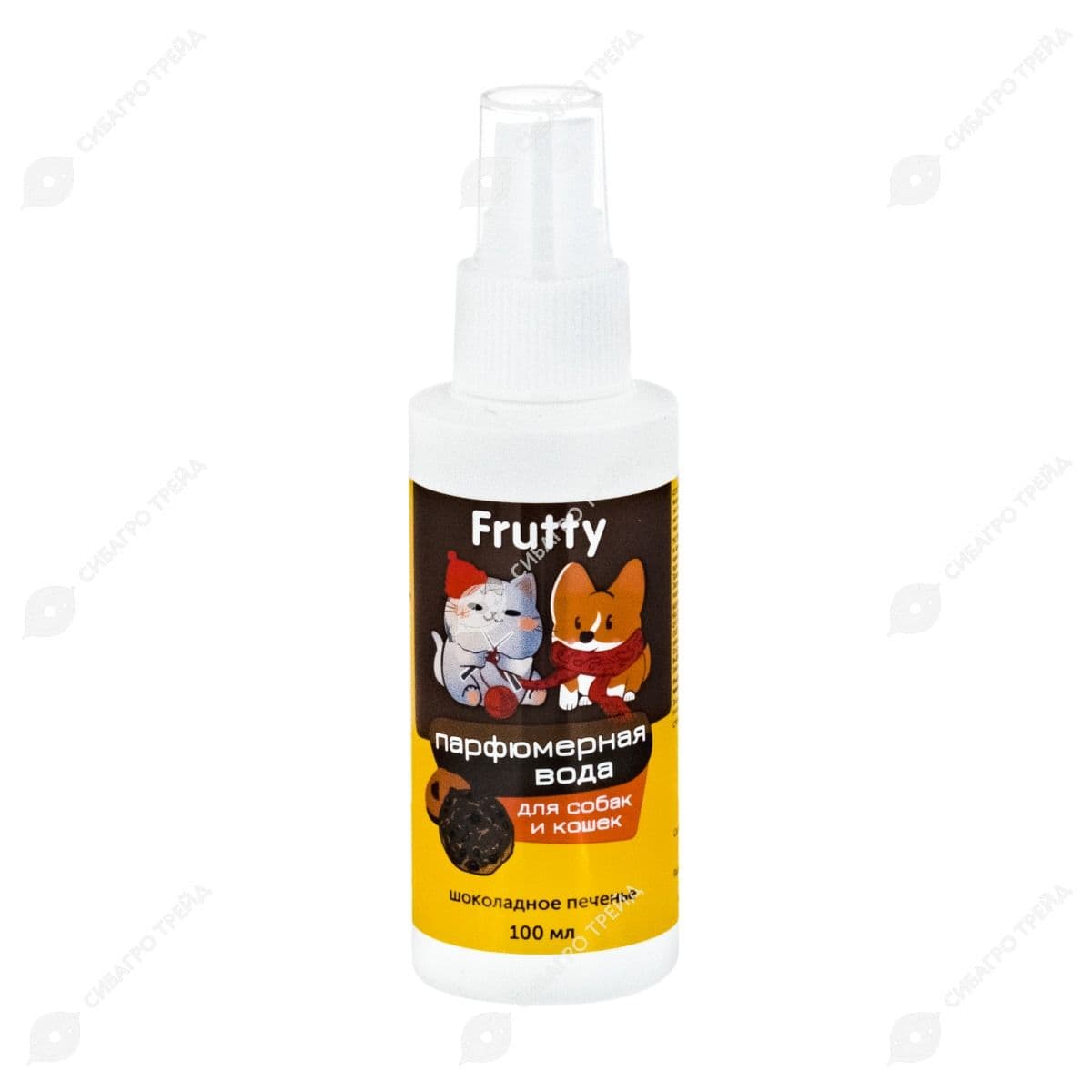 Парфюмерная вода Frutty Шоколадное печенье для собак и кошек 100мл