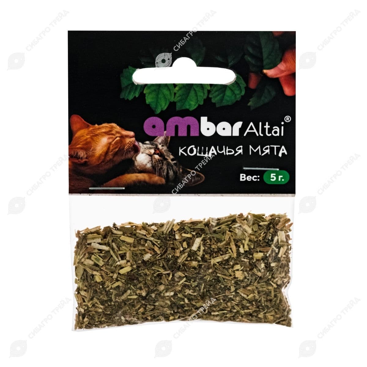 Средство для коррекции поведения Мята кошачья сушеная AmbarAltai 5г