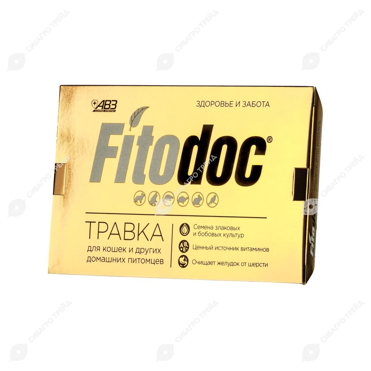 Витамины Травка для кошек и других домашних животных Фитодок