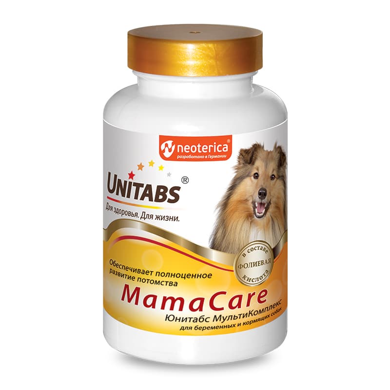 Витамины Юнитабс д/собак беременных MamaCare 100 табл.