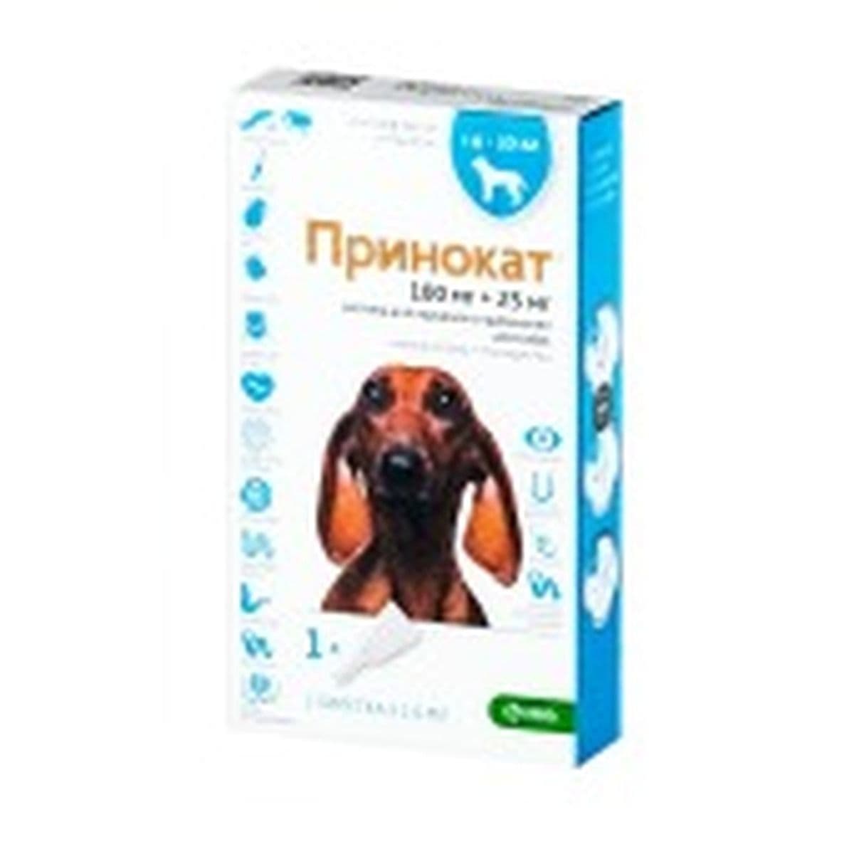 Принокат для собак 4-10 кг 100/25 мг, 1мл, 1 пипетка