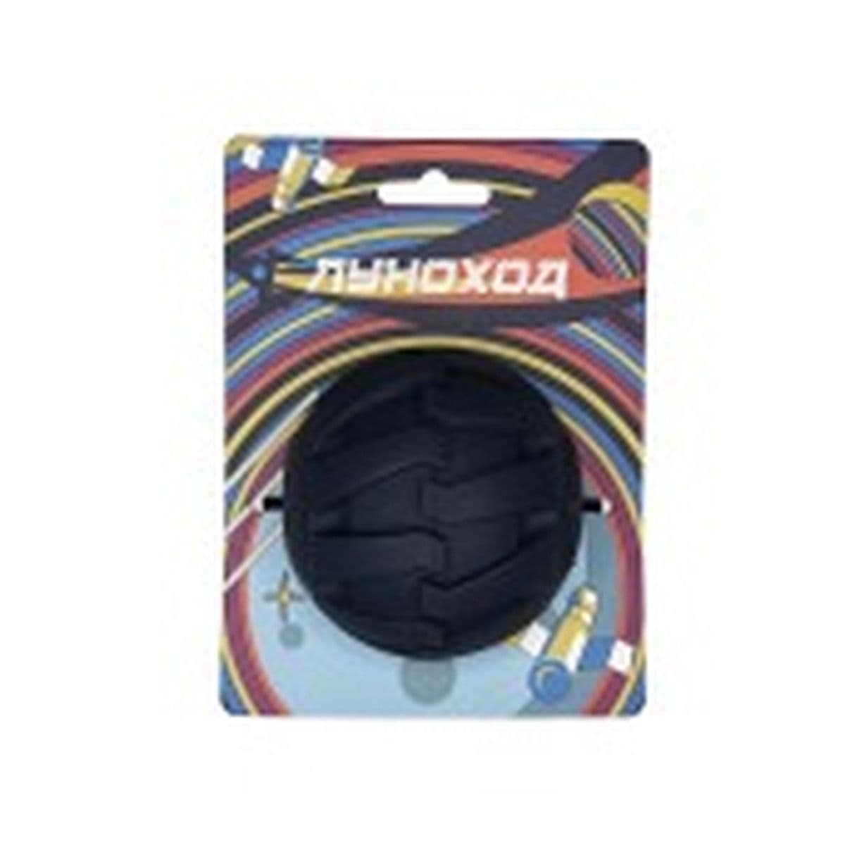 ЛУНОХОД Игрушка Прочный мяч с протектором , 8 см, метеоритный серый