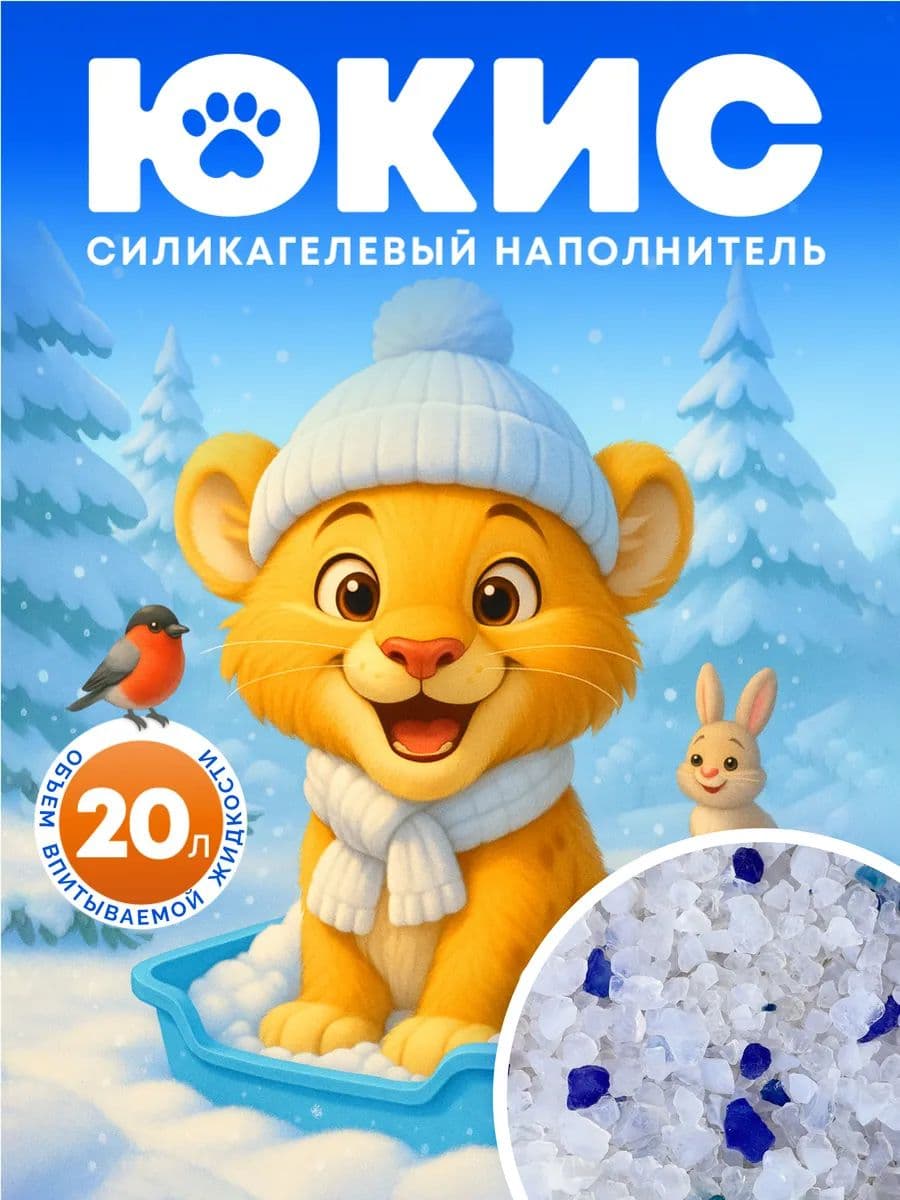 Наполнитель для кошачьего туалета СС-САТ силикагелевый, 4,6 л
