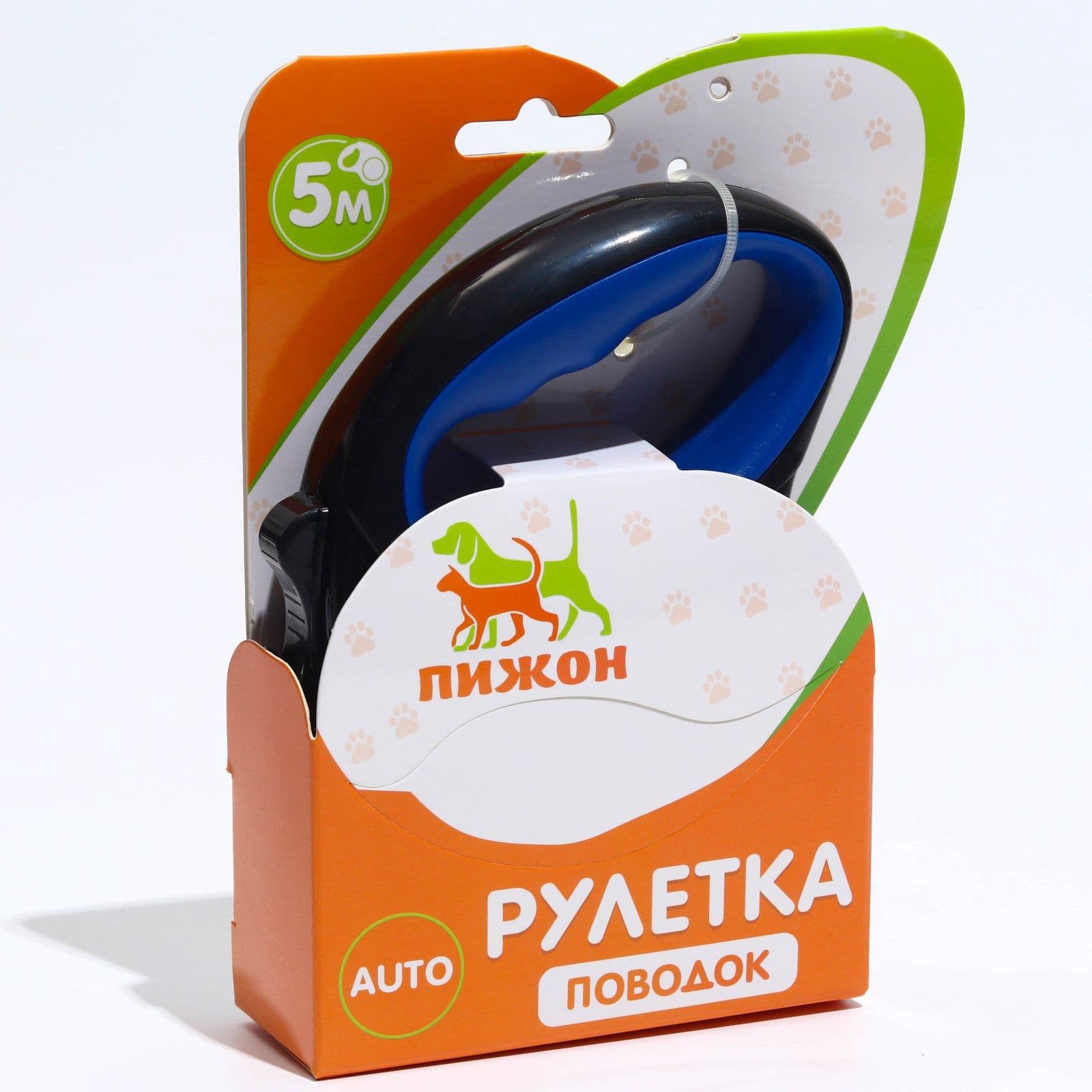 Рулетка для собак поводок 5 метров под кожу, 5 м до 20 кг