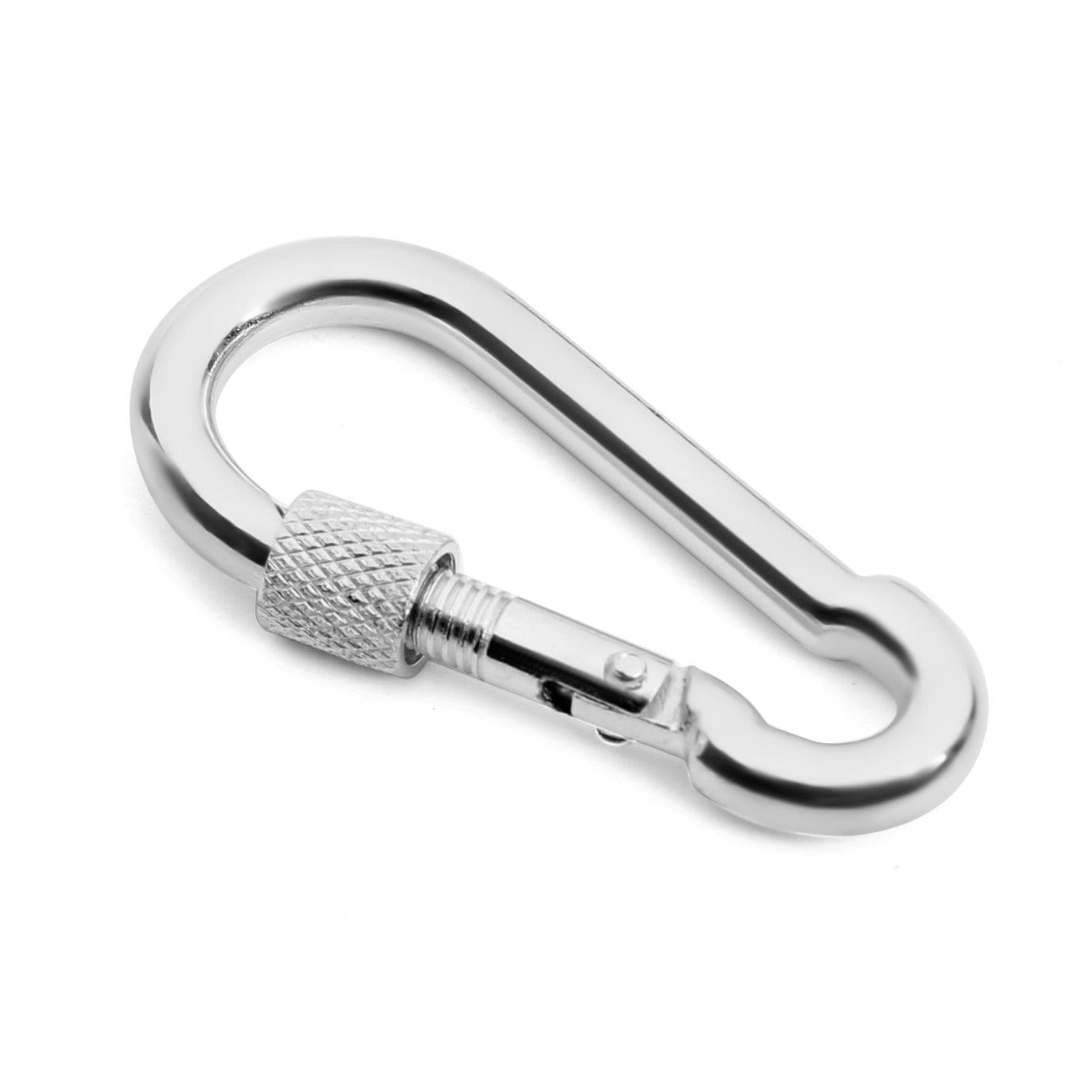Карабин монтажный с фиксатором, DIN5299D, 6х60 мм