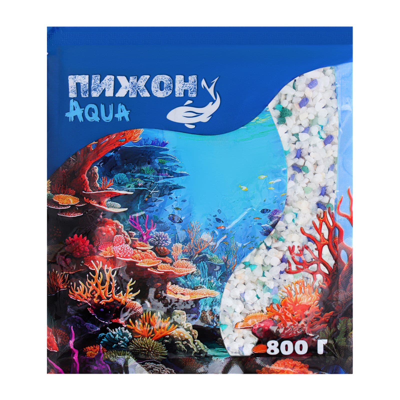 Мраморная крошка (2-5 мм) зимний лес порошок, 800 г