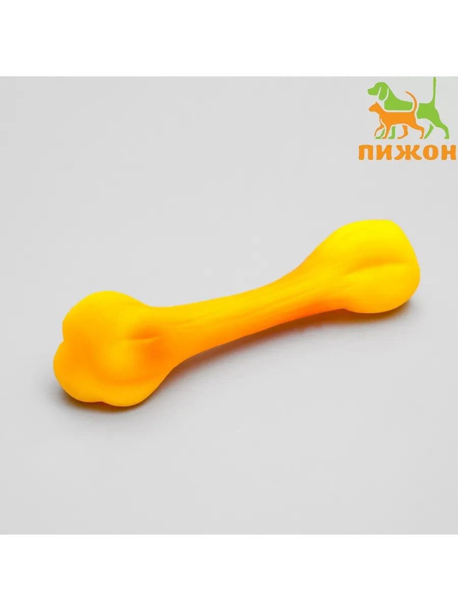 Игрушка пищащая "Кость" для собак, 15 см