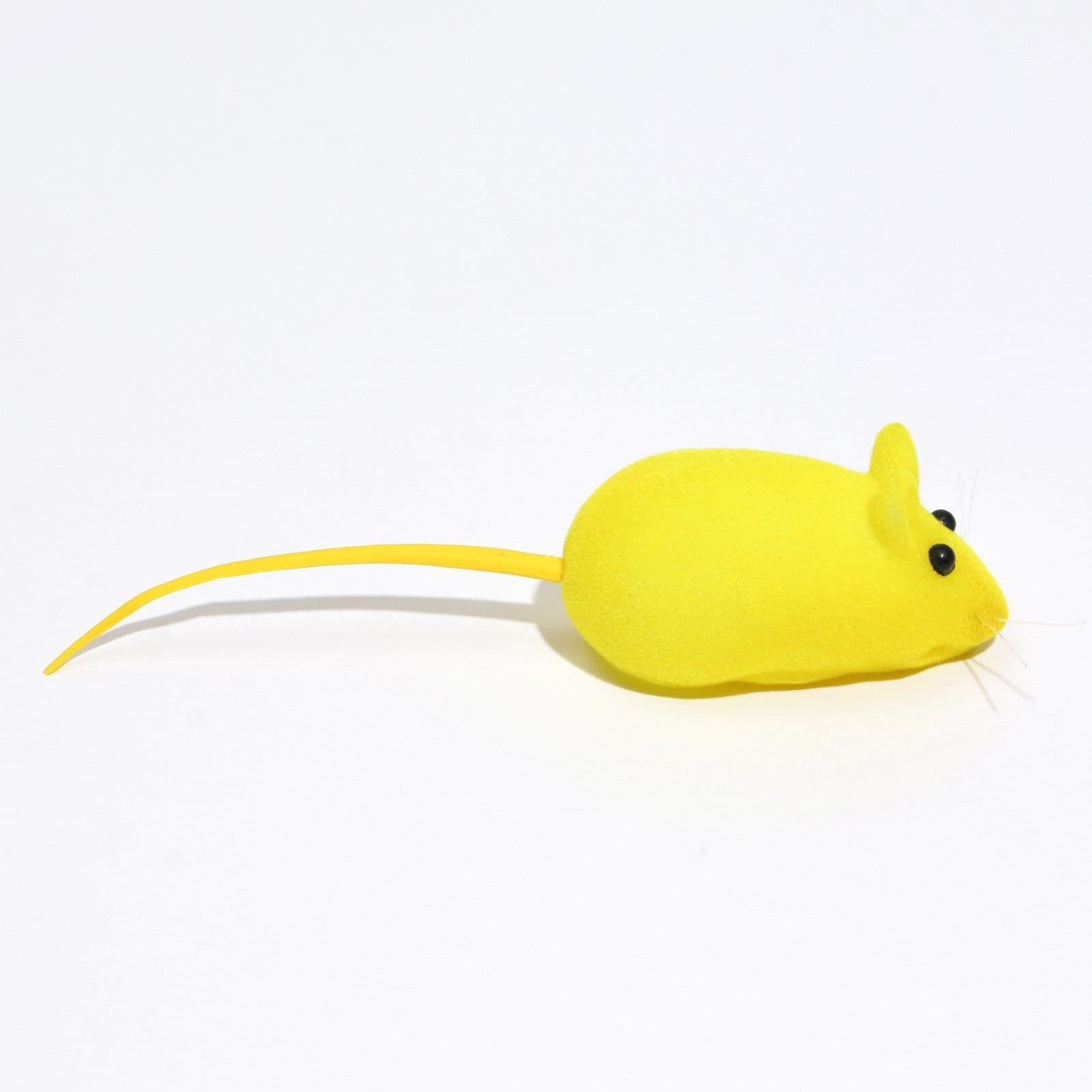 Игрушка для кошек мышь бархатная, 6 см