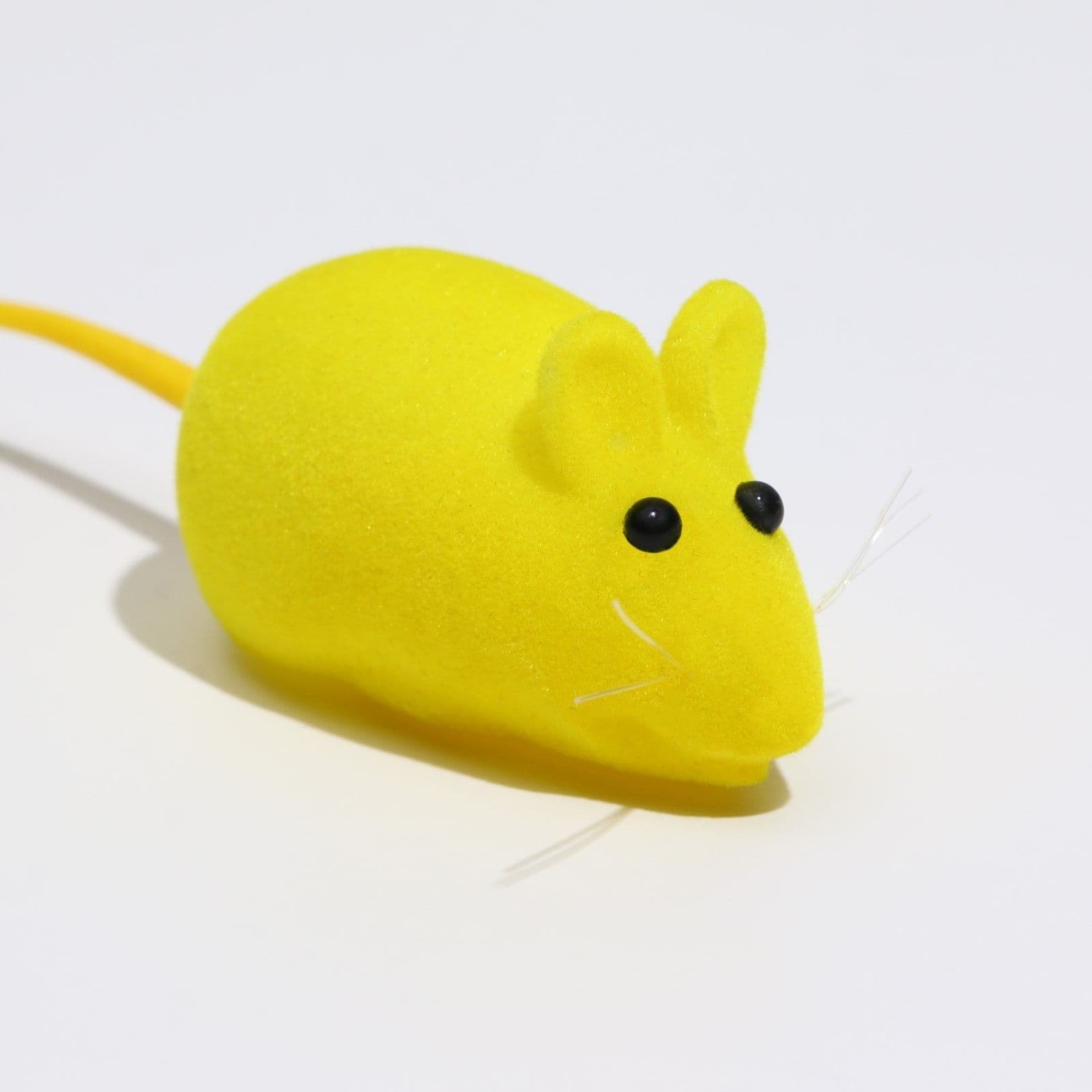 Игрушка для кошек мышь бархатная, 6 см