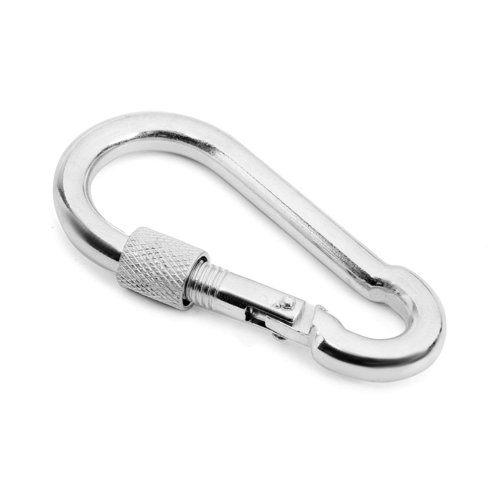 Карабин монтажный с фиксатором, DIN5299D, 8х80 мм, 1 шт.