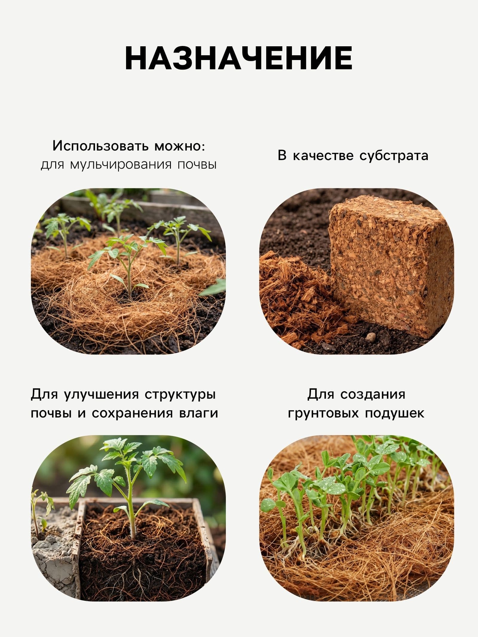 Кокосовое волокно "Рецепты Дедушки Никиты", 1.5 л