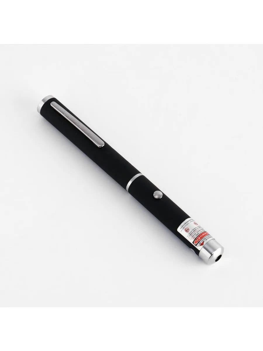 Лазерная указка, дальность 500 м, 405 нм, 2 ААА, фиолетовый луч, 15.5х1.4 см