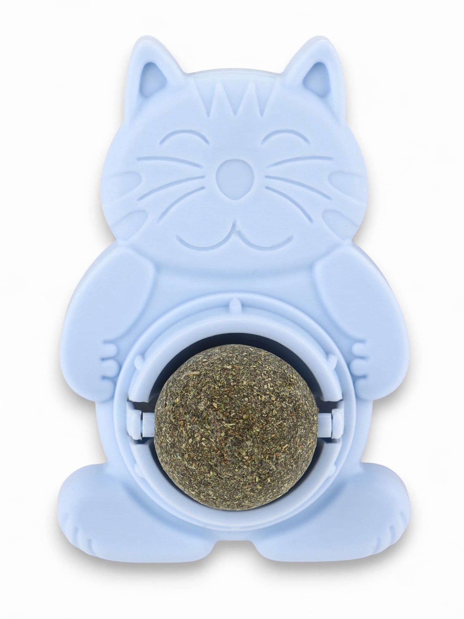 Игрушка для кошек из кошачьей мяты Большой Кот на основании, 4.5 6 6 см, микс цветов