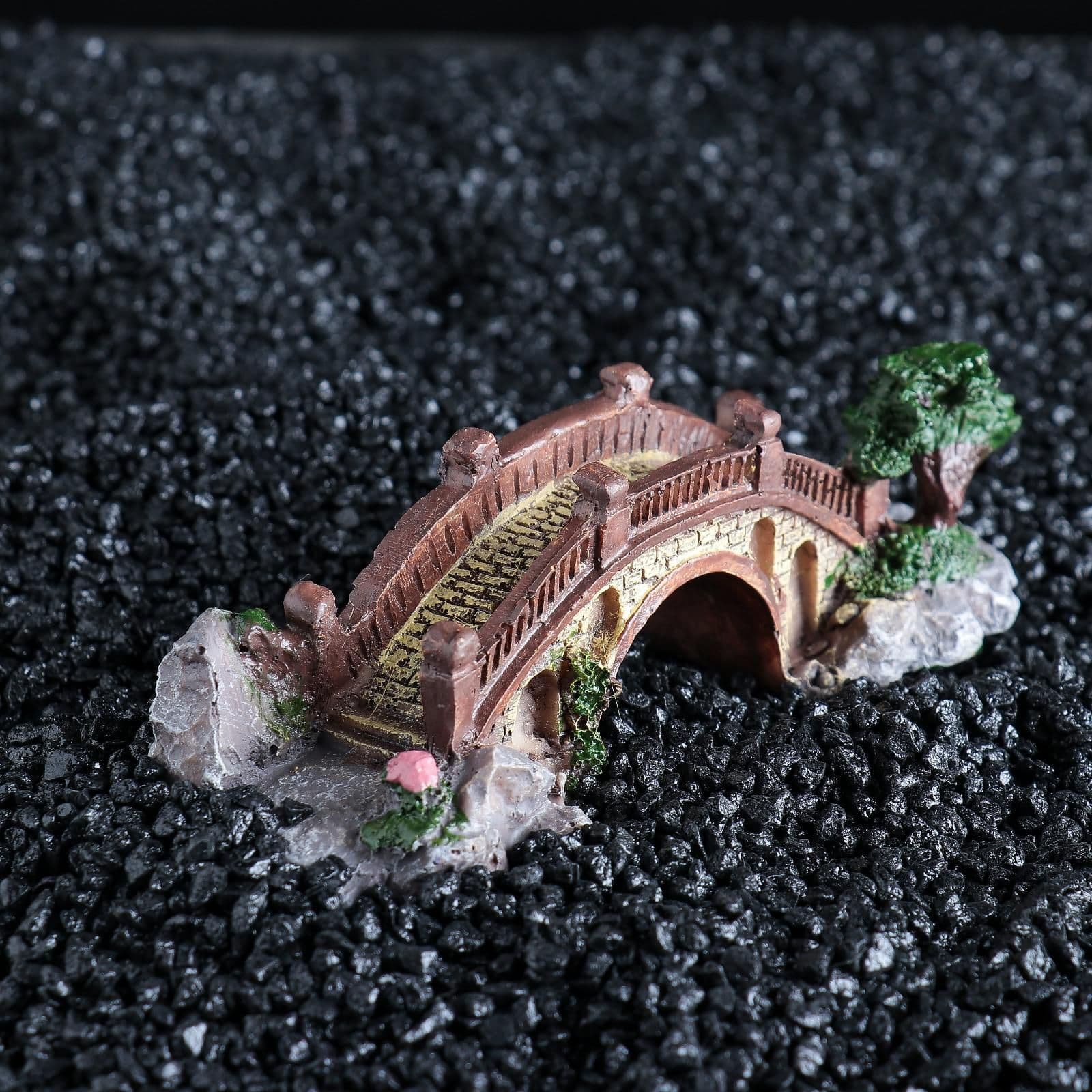 Декор для аквариума для рыбок, "Мост", 15,5 х 6 х 5 см