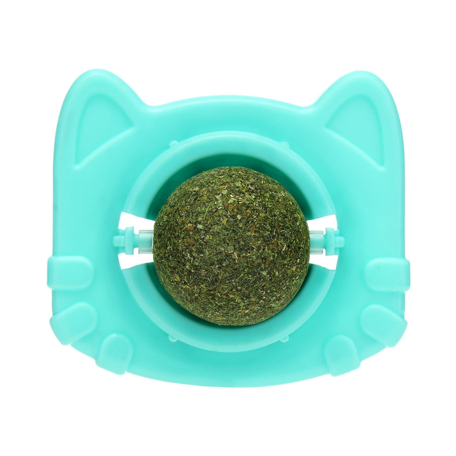 Игрушка для кошек с кошачьей мятой Кот , 6.8 см, бирюзовая