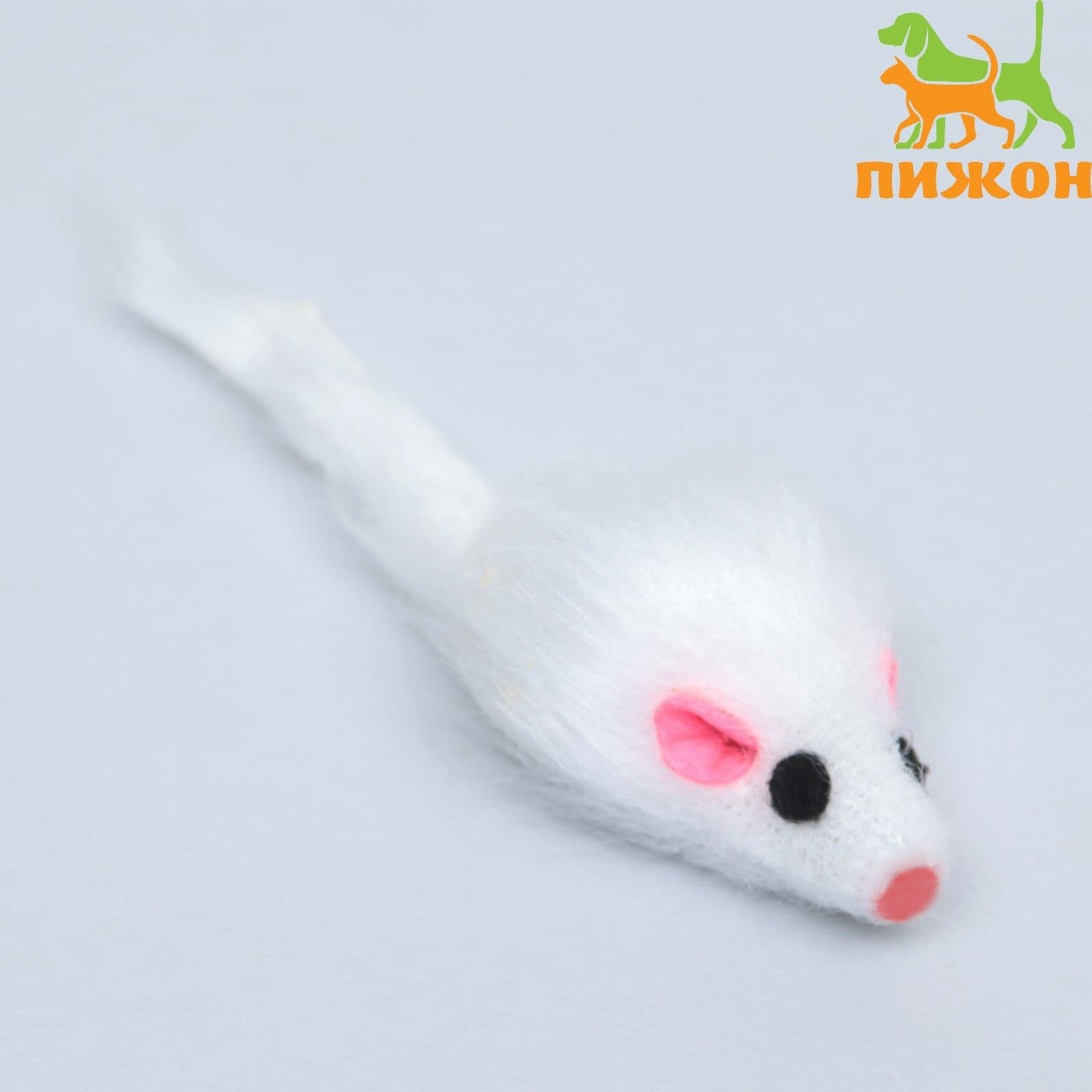 Игрушка для кошек мышь из искусственного меха