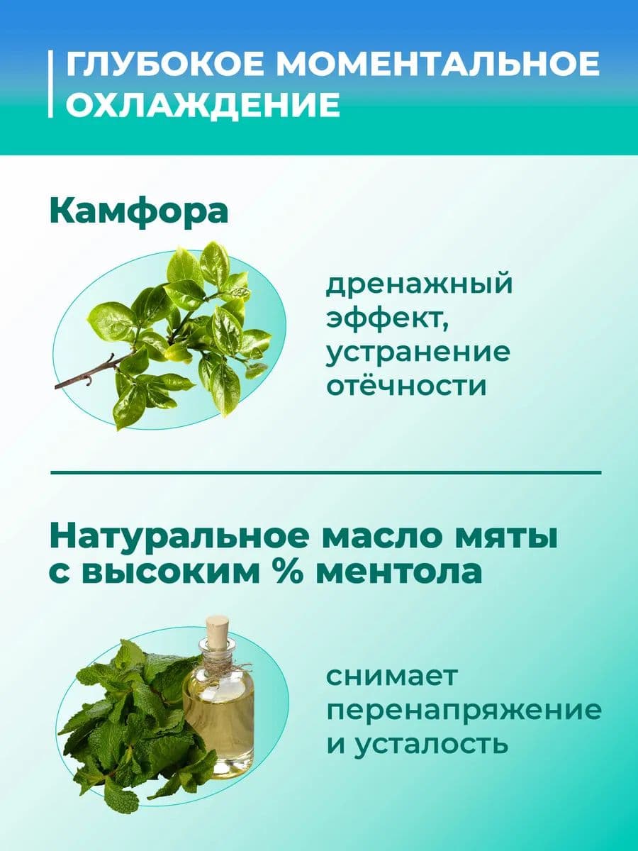 Гель охлаждающий ЗооVIP с антитравматическим фитокомплексом и ментолом для лошадей, 500 мл