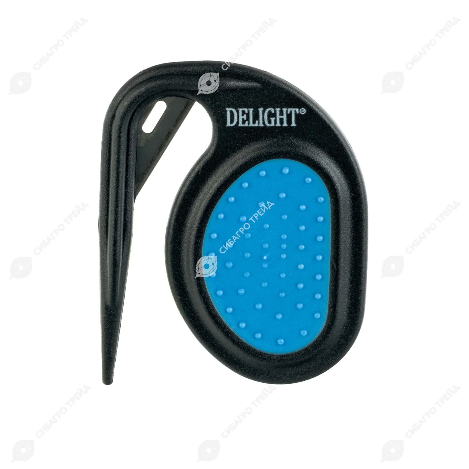 Колтунорез DeLiGHT капля с одним лезвием карманный для собак и кошек