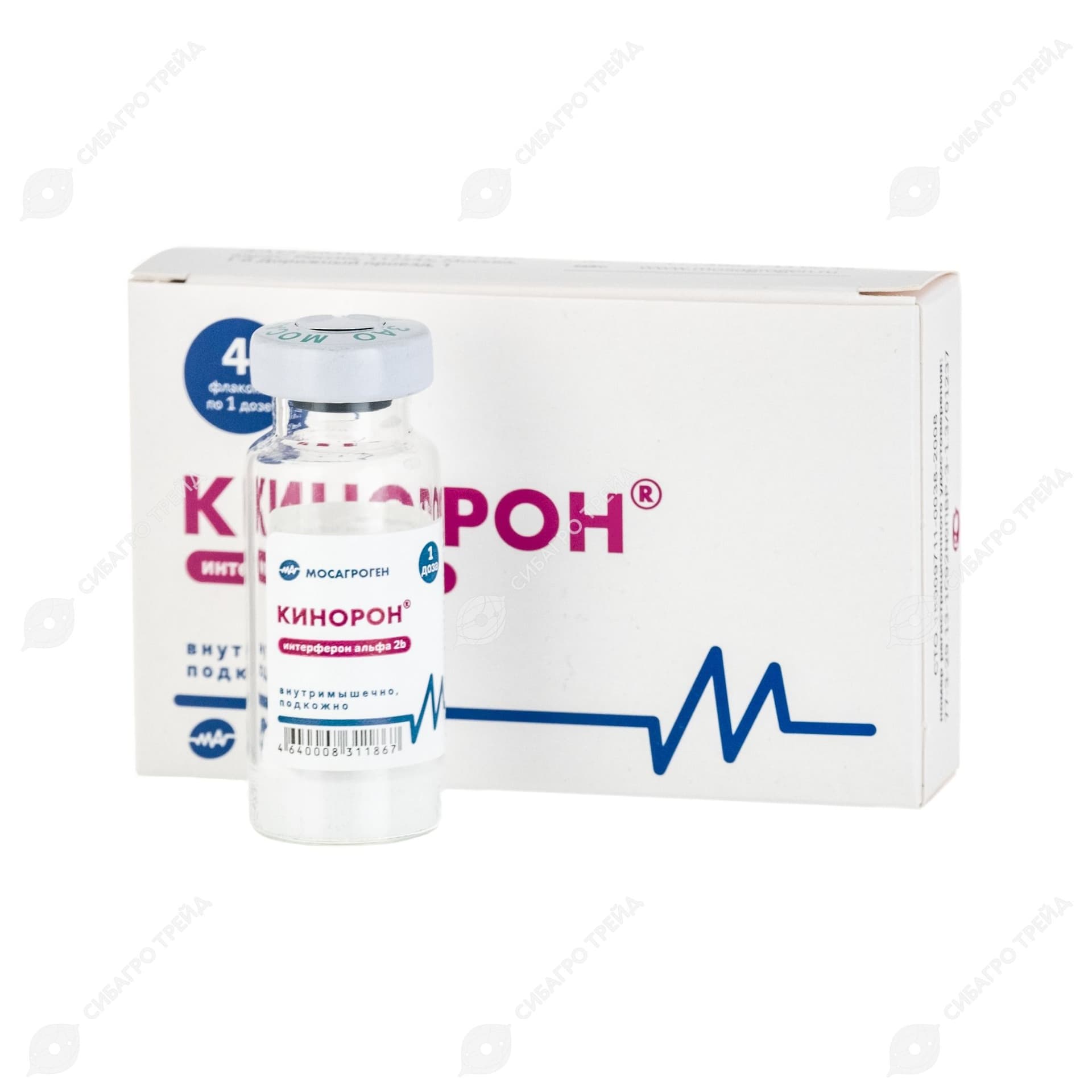 Кинорон иммуномодулятор для кошек и собак, 4 дозы