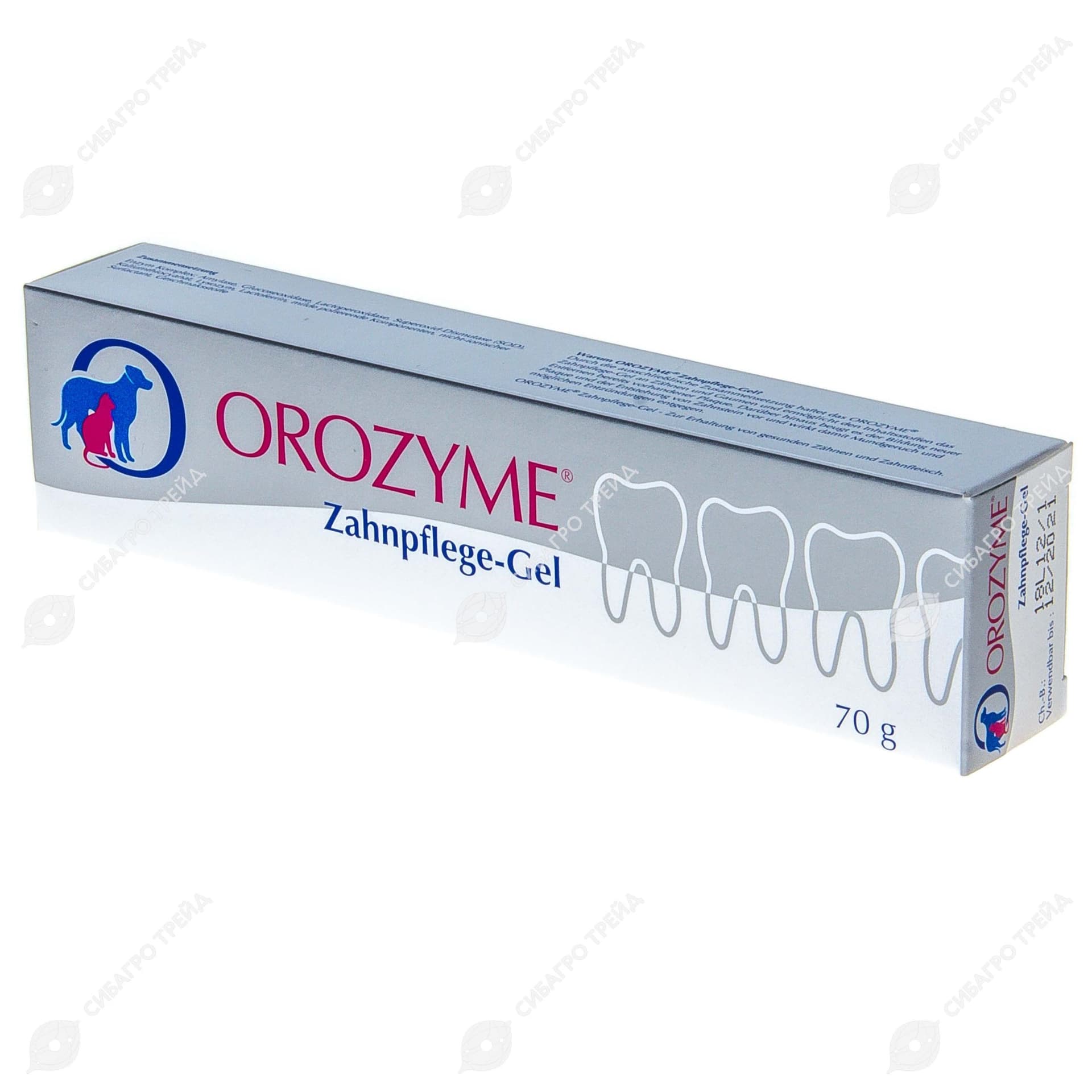 Orozyme гель для ухода за зубами собак и кошек, 70 г