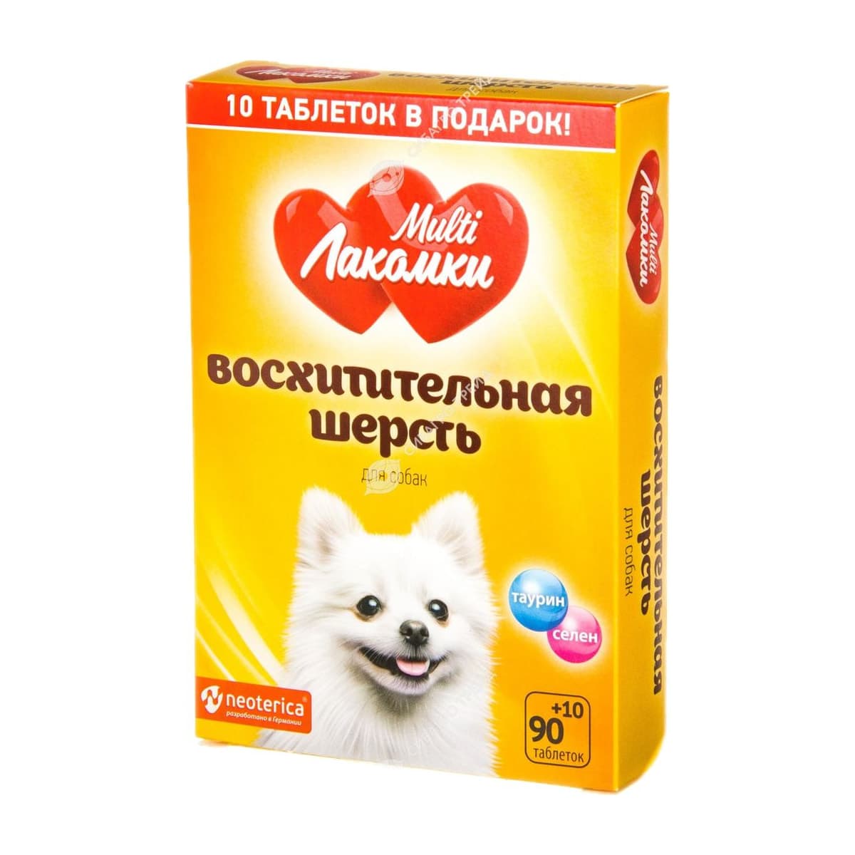 МультиЛакомки Восхитительная шерсть д/собак 100 табл. (до 04.2028)