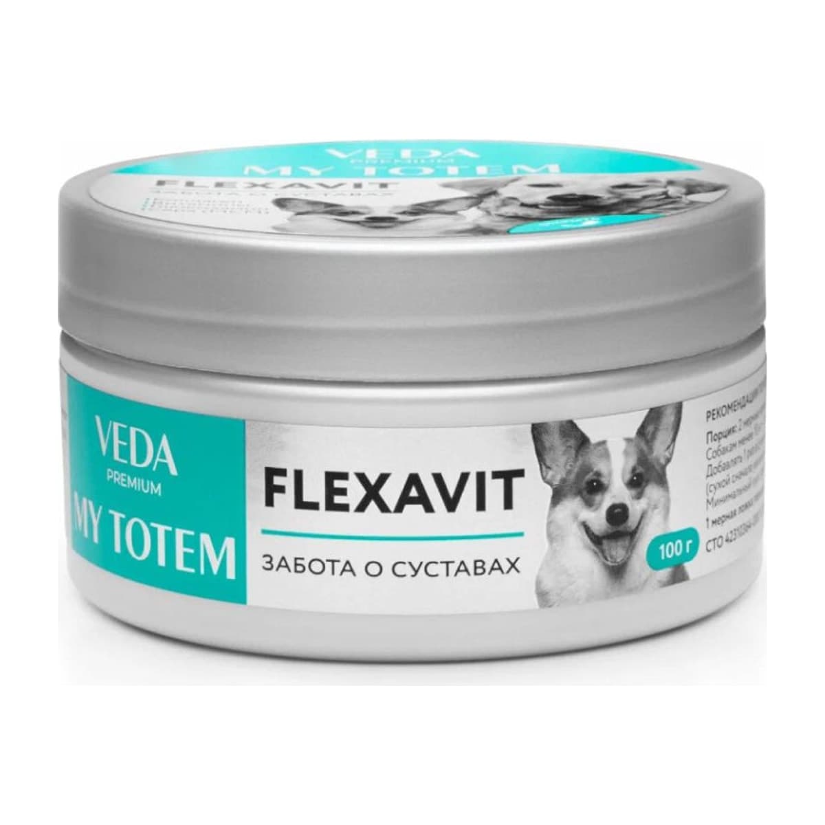 Флексавит MY ТОТЕМ FLEXAVIT д/суставов собак, 100 г (до 04.2028)