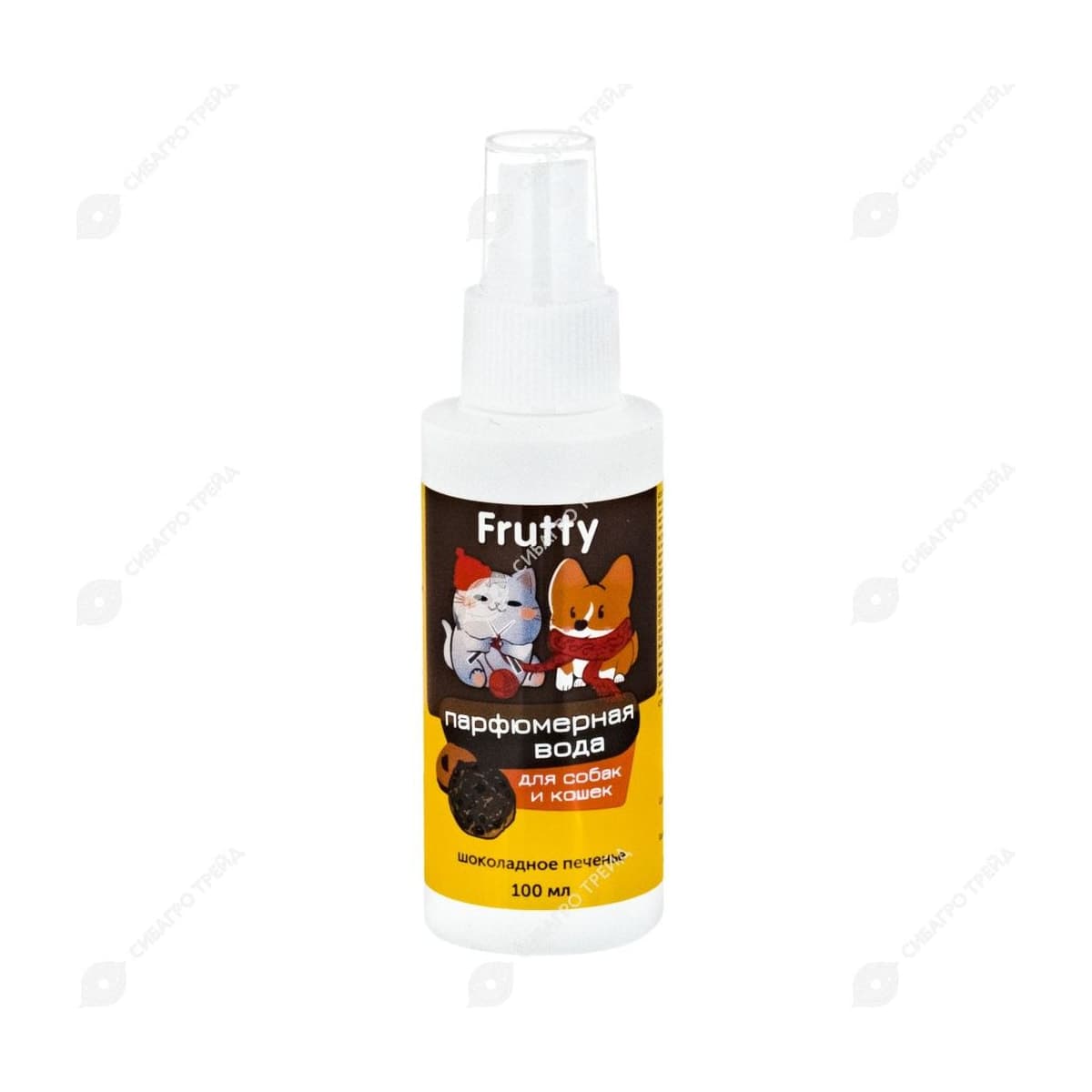 Парфюмерная вода Frutty Шоколадное печенье для собак и кошек 100мл