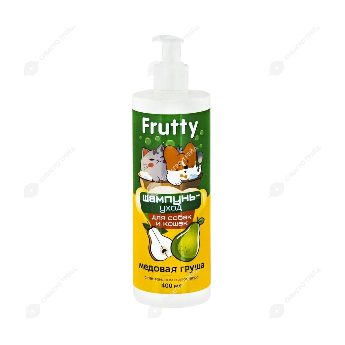 Шампунь-уход FRUTTY "Медовая груша" для собак и кошек 400 мл