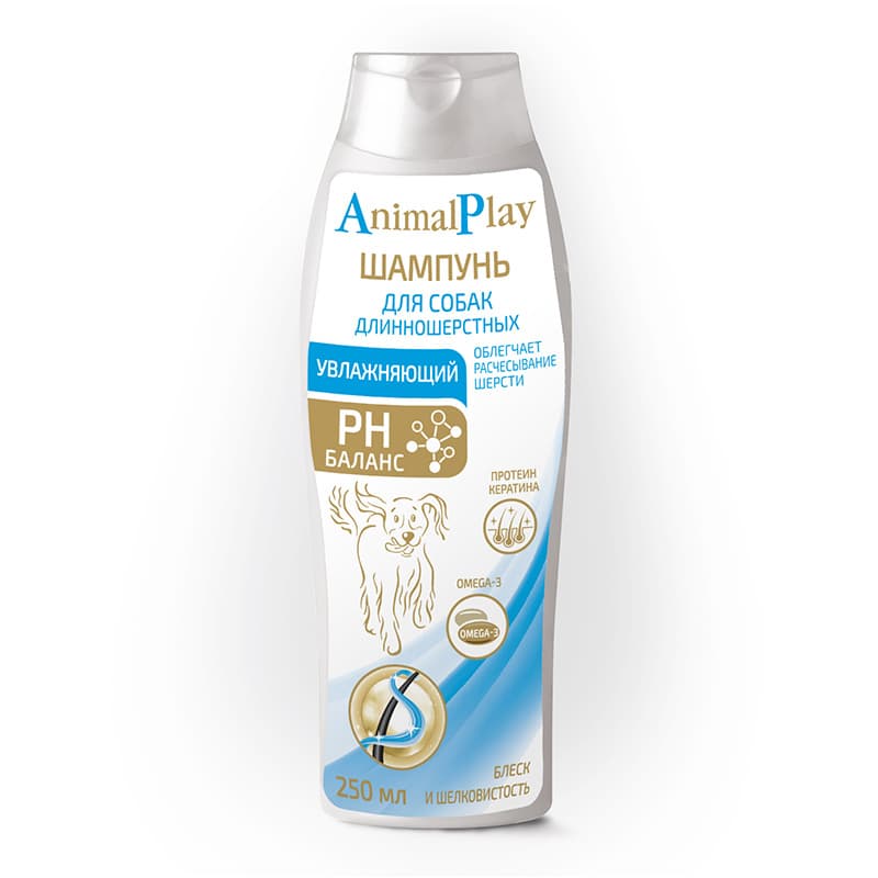 Animal Play Шампунь для длинношерстных собак 250 мл