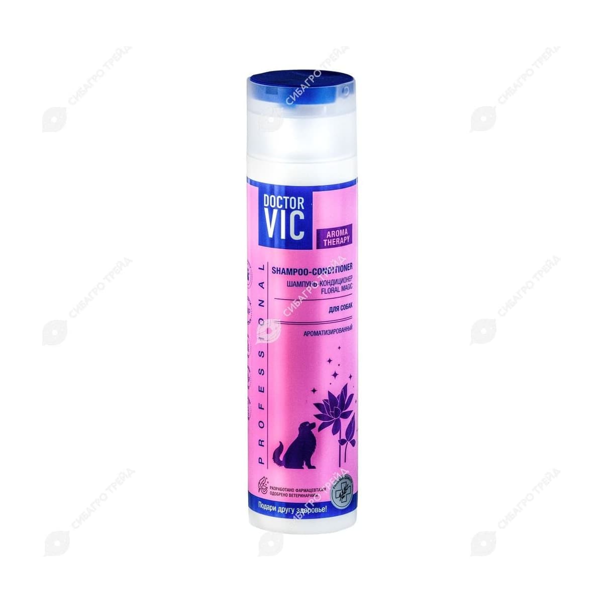 Шампунь-кондиционер DOCTOR VIC "Floral magic" для собак, фл. 250 мл