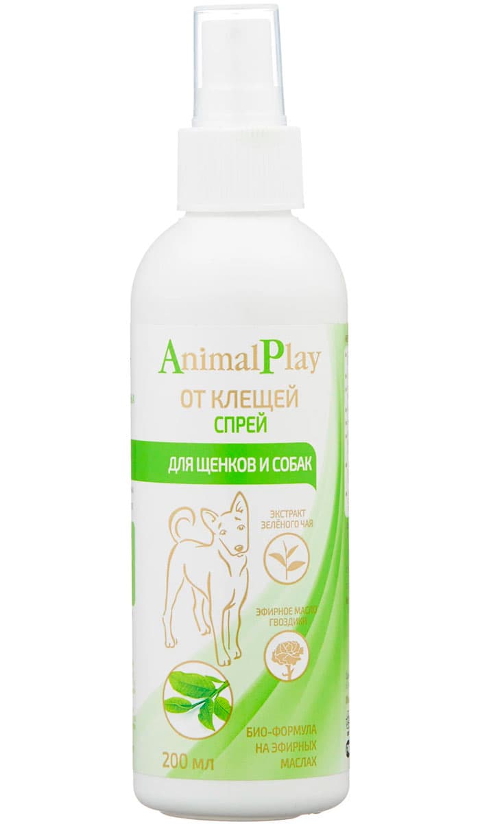 Спрей Animal Play от клещей для щенков и собак 200 мл