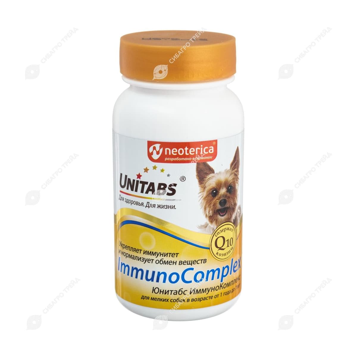 Витамины Юнитабс д/собак мелких ImmunoComplex 100 табл.
