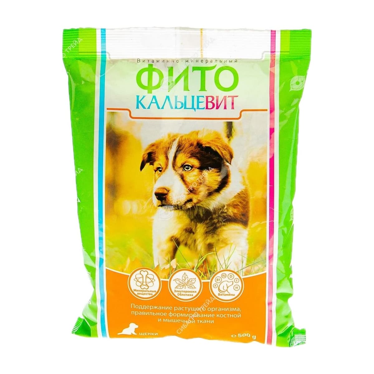 Фитокальцевит д/щенков уп.500г