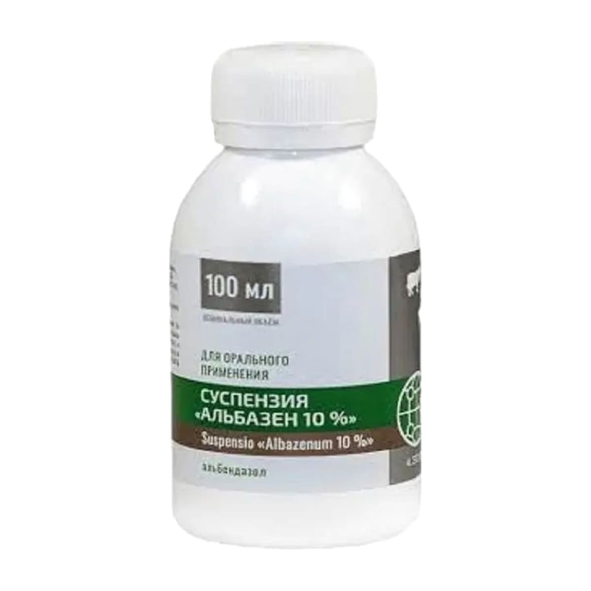 Альбазен 10% суспензия 100 мл