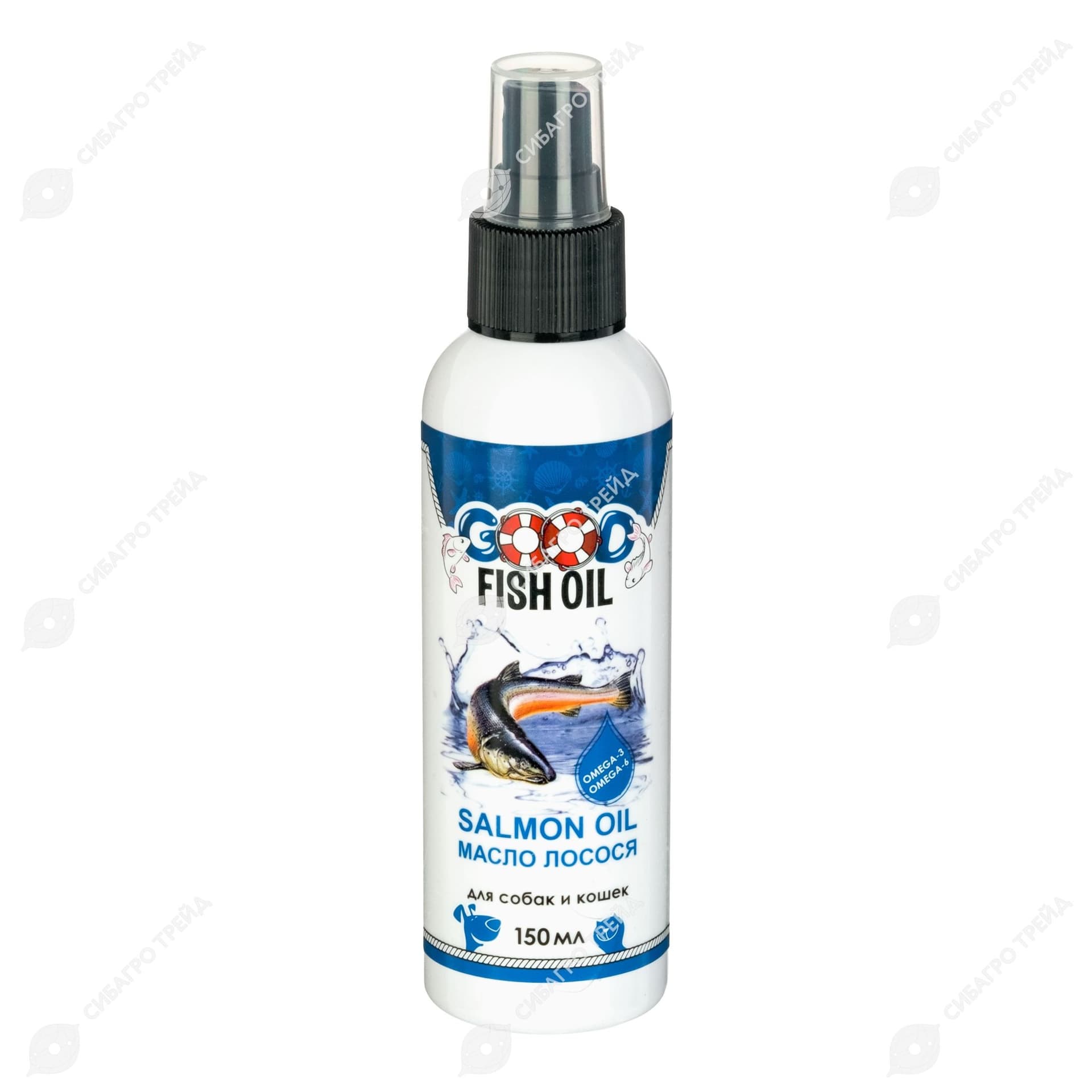 Масло лосося для собак и кошек GOOD FISH OIL, 150 мл