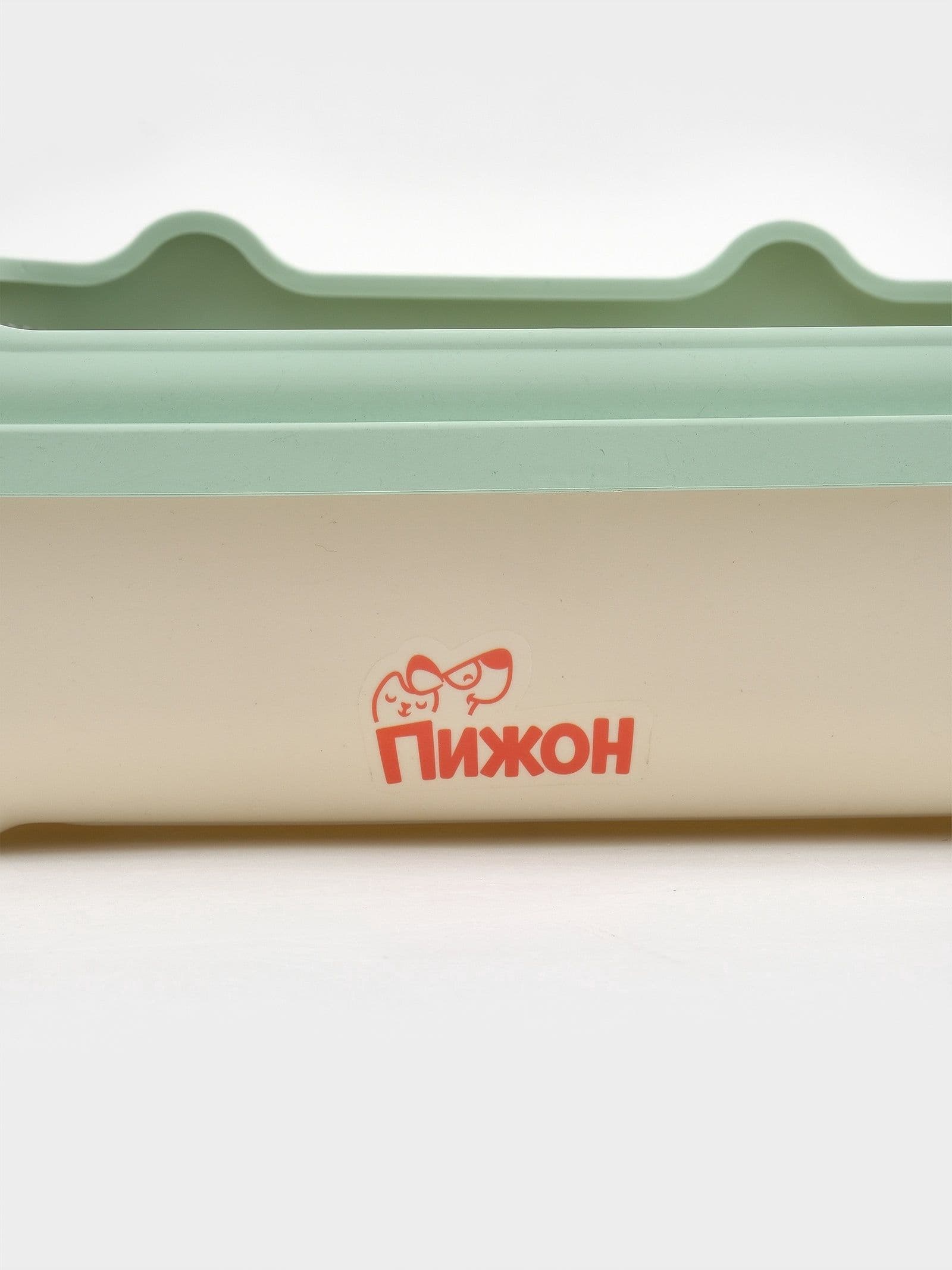 Туалет для кошек с боковым входом и бортами, 36x28x14 см, с совком, коричневый лоток для кота