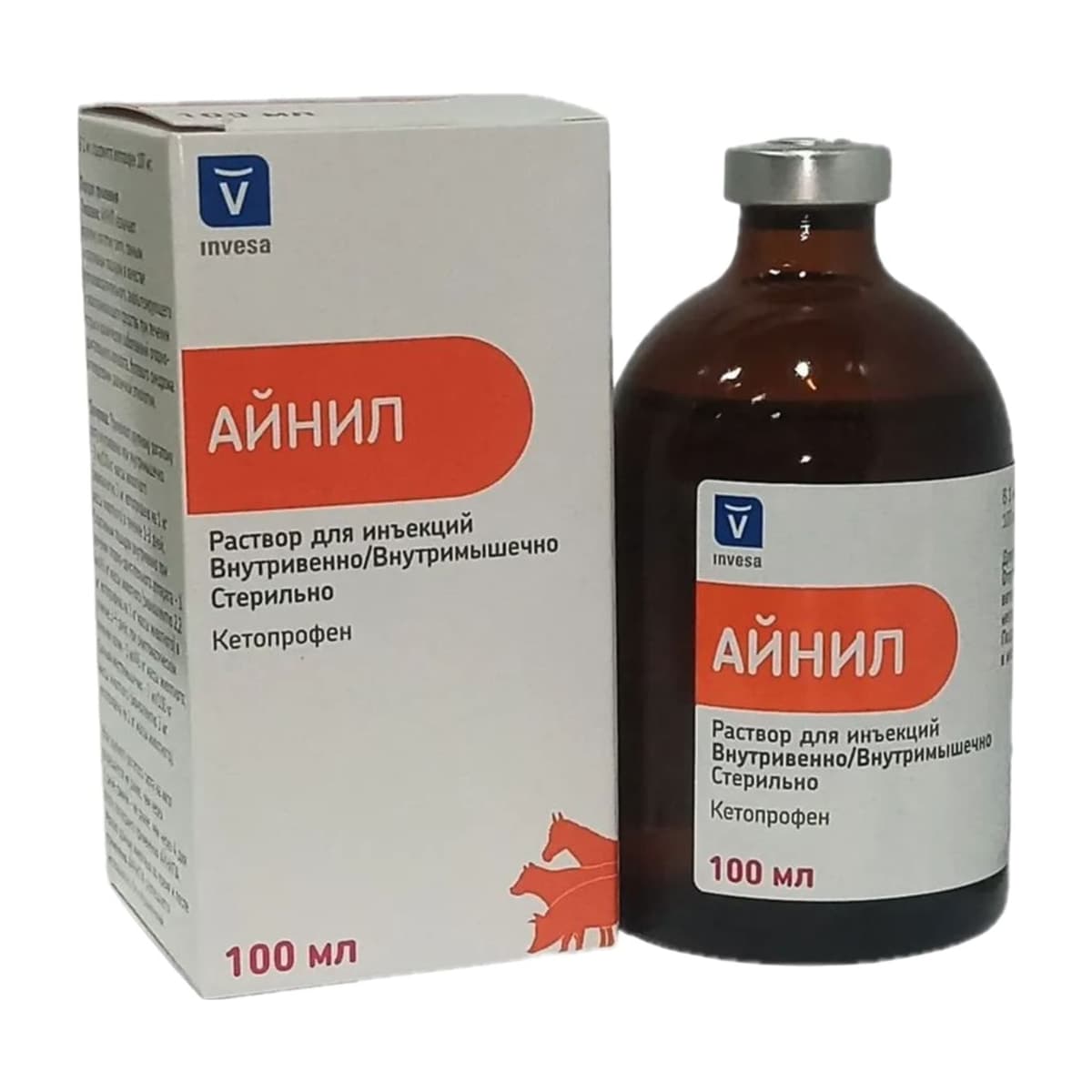 Айнил 10% для инъекций 100 мл