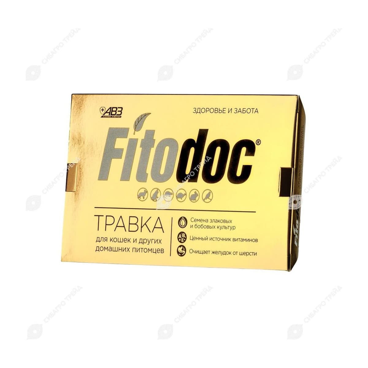 Витамины Травка для кошек и других домашних животных Фитодок